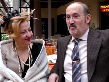 Carmen Machi y Javier Cámara en el rodaje de 'Perdiendo el Este'