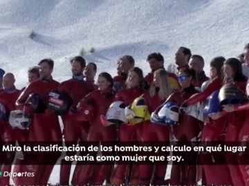 El esquí de velocidad es el deporte con menos diferencia entre chicos y chicas: "Soy la mujer más rápida del planeta"