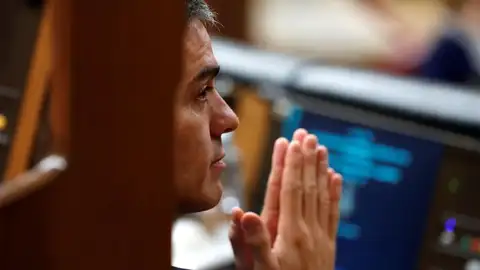 El presidente del Gobierno, Pedro Sánchez, en el Congreso El presidente del Gobierno, Pedro Sánchez, en el Congreso