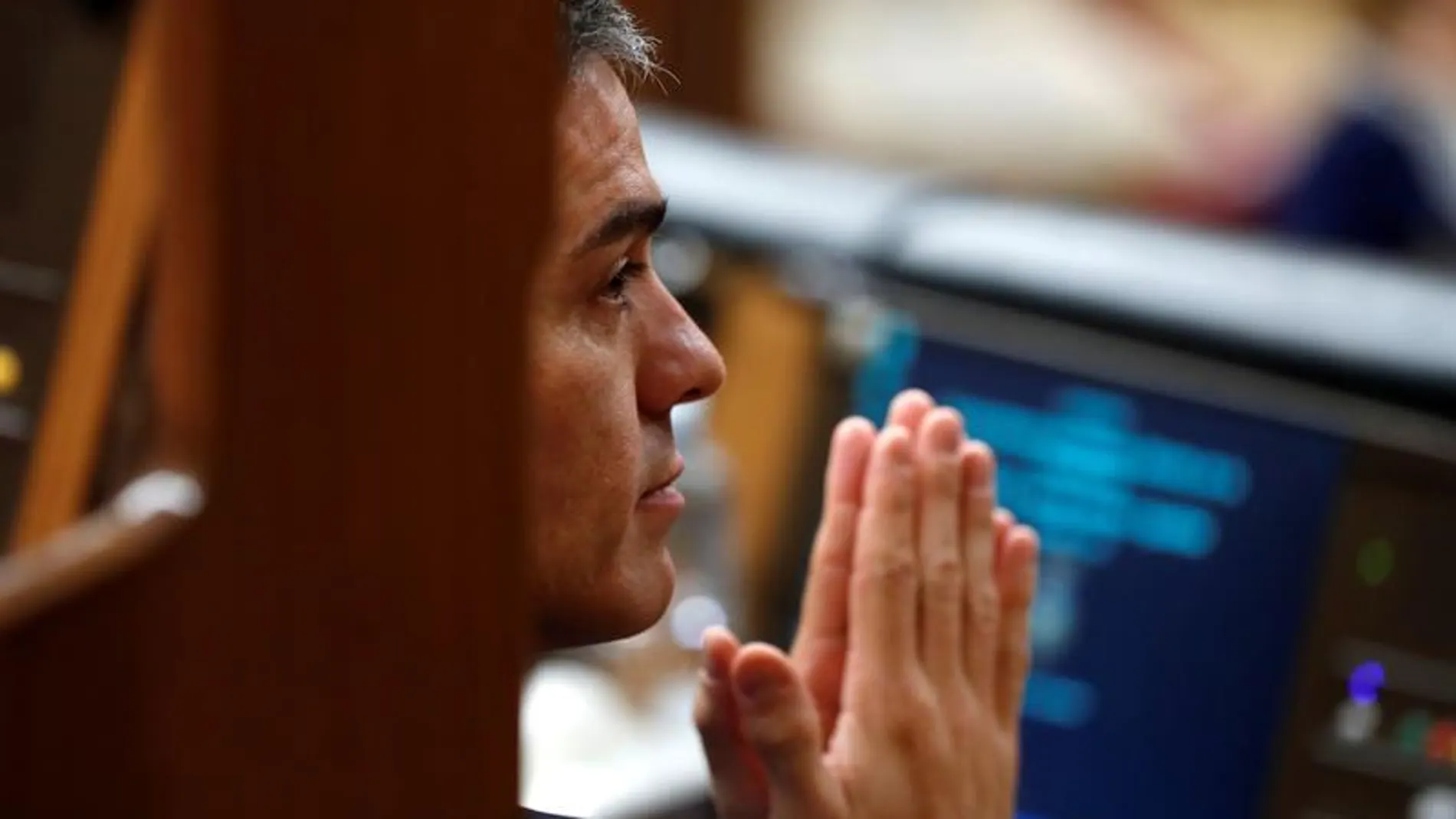 El presidente del Gobierno, Pedro Sánchez, en el Congreso El presidente del Gobierno, Pedro Sánchez, en el Congreso