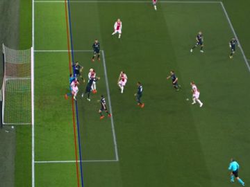 El gol anulado al Ajax de Amsterdam