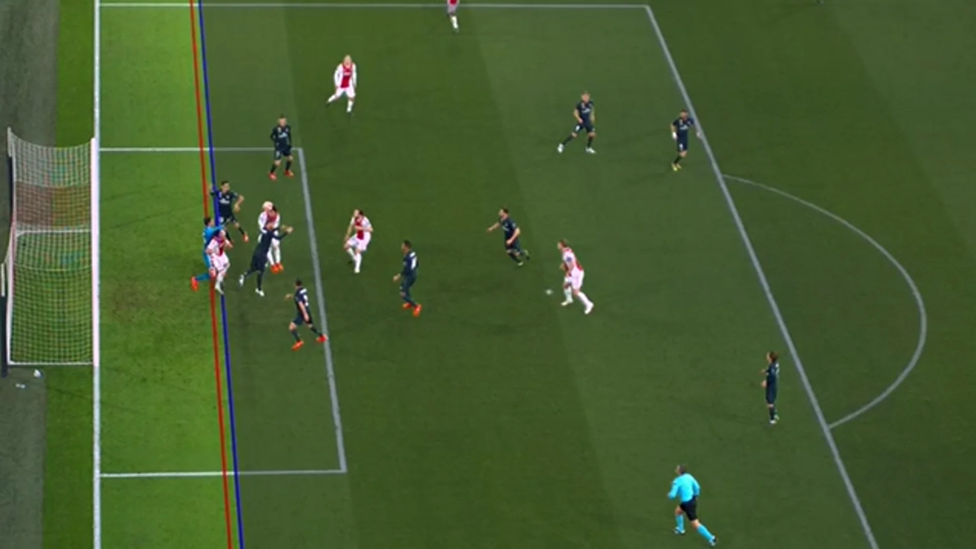 El gol anulado al Ajax de Amsterdam El gol anulado al Ajax de Amsterdam