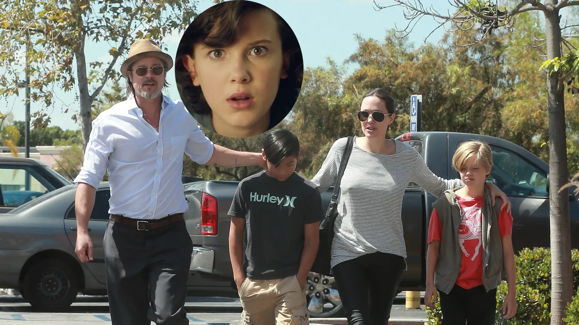 Millie Bobby Brown y los hijos de Angelina Jolie y Brad Pitt