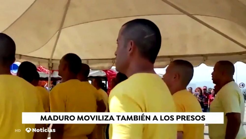 Maduro moviliza a los presos a la frontera con Colombia 