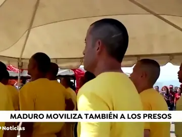 Maduro moviliza a los presos a la frontera con Colombia Maduro moviliza a los presos a la frontera con Colombia