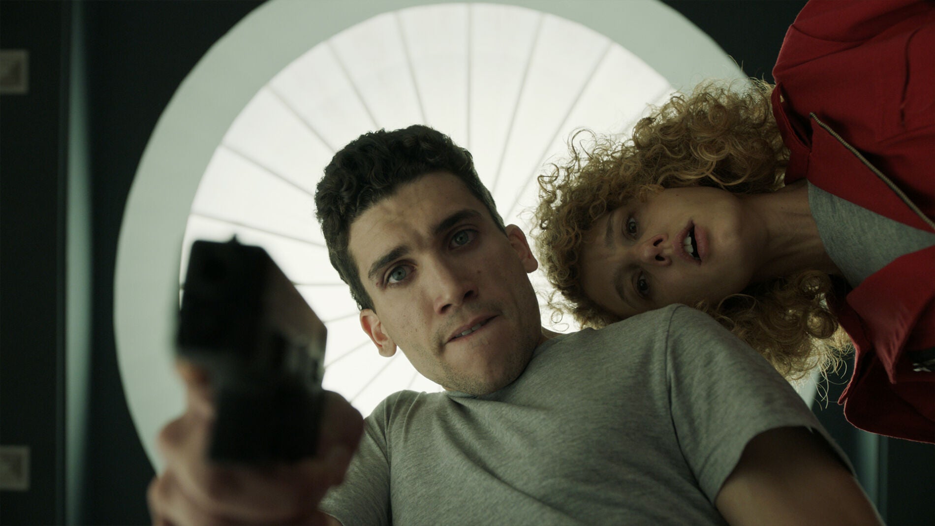 Denver y M&oacute;nica en 'La casa de papel'