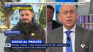 La bronca de Rufián y Rosell por el 'procés': 