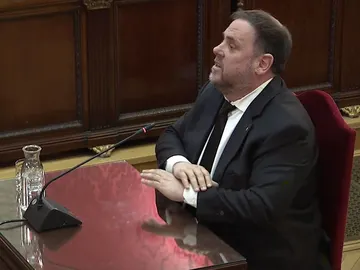 Oriol Junqueras en el juicio del 'procés' Oriol Junqueras en el juicio del 'procés'