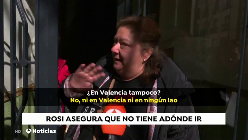 Rosi, la mujer que ha sufrido tres intentos de desahucio, tendría una propiedad a su nombre en Valencia 