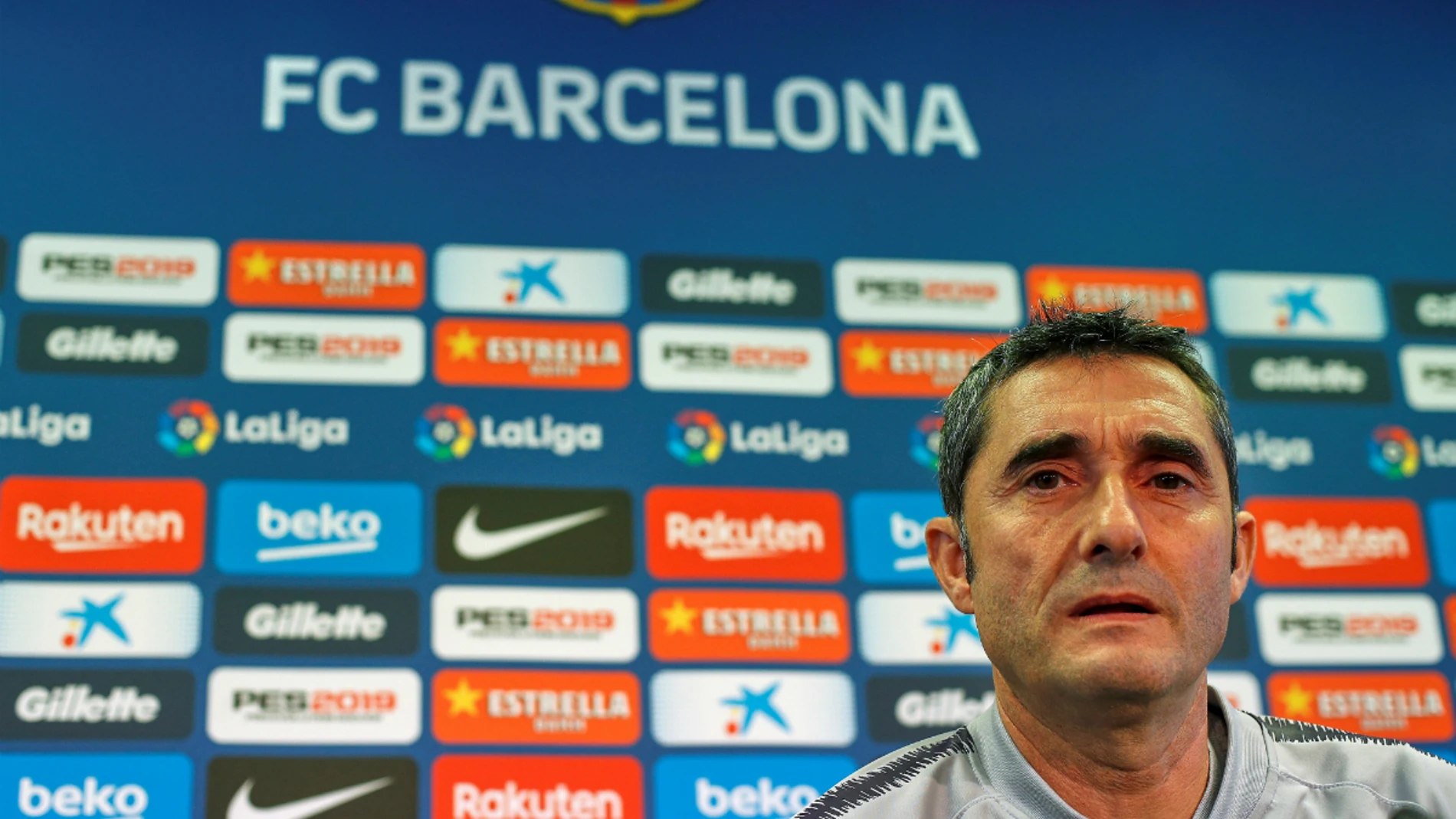 Valverde, en rueda de prensa Valverde, en rueda de prensa