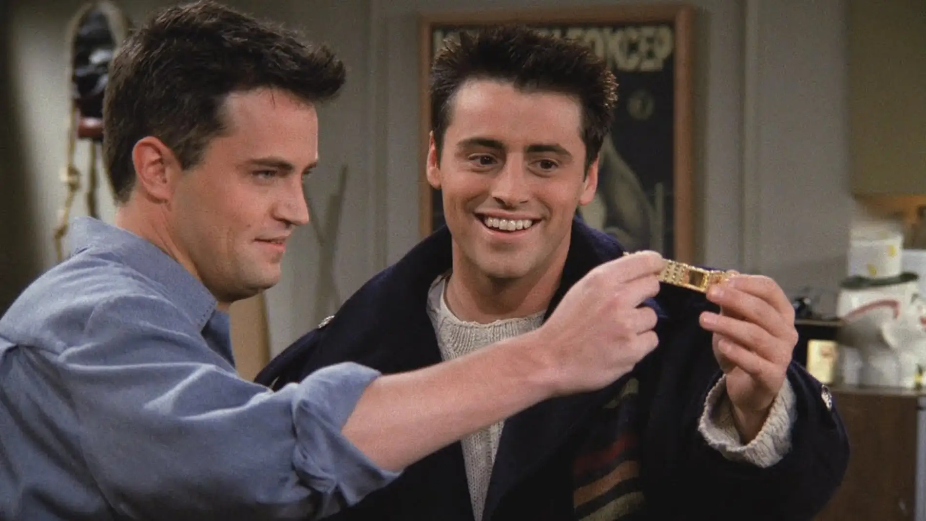 Chandler y Joey en 'Friends'
