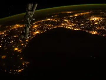 Imagen capturada desde la Estación Espacial Internacional Imagen capturada desde la Estación Espacial Internacional