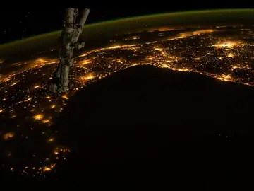 Imagen capturada desde la Estación Espacial Internacional Imagen capturada desde la Estación Espacial Internacional