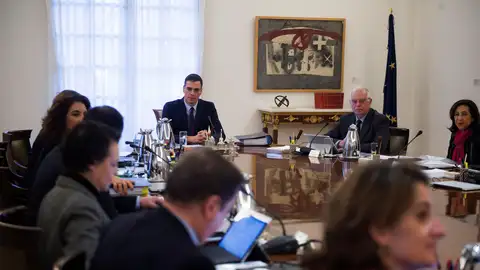 Imagen del Consejo de Ministros en Moncloa Imagen del Consejo de Ministros en Moncloa