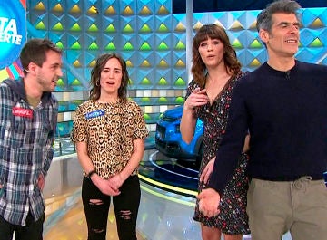 Jorge Fernández y Laura Moure se solidarizan con Samuel en 'La ruleta de la suerte'