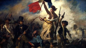 La Libertad guiando al pueblo de Delacroix