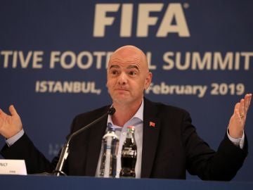Gianni Infantino en un evento de la FIFA