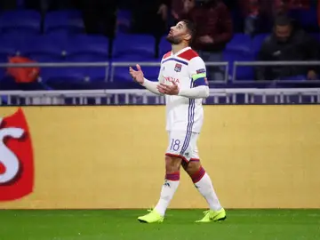 Fekir, con el Olympique de Lyon Fekir, con el Olympique de Lyon