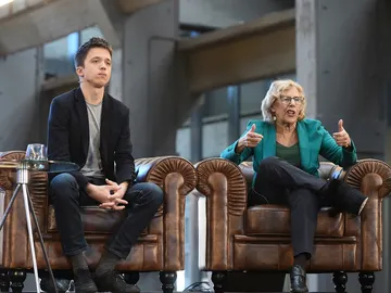 Íñigo Errejón y Manuela Carmena Íñigo Errejón y Manuela Carmena