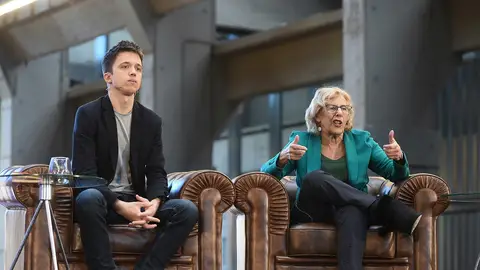 Íñigo Errejón y Manuela Carmena Íñigo Errejón y Manuela Carmena
