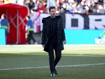 Simeone, en Vallecas Simeone, en Vallecas