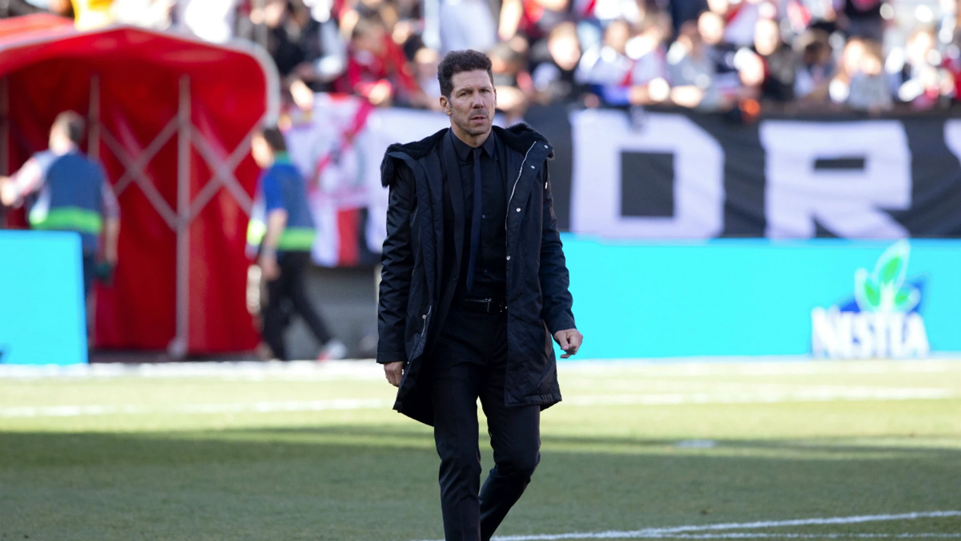 Simeone, en Vallecas Simeone, en Vallecas