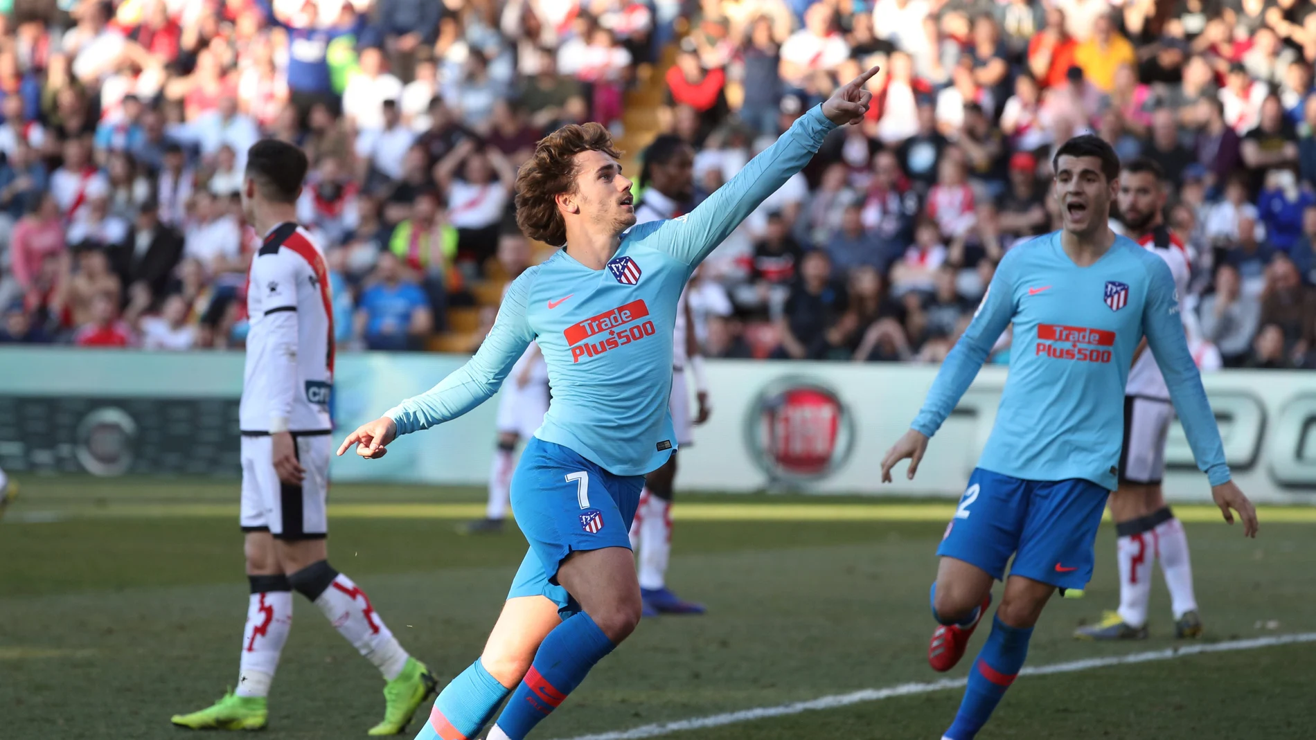 Antoine Griezmann celebra su gol con el Atlético de Madrid Antoine Griezmann celebra su gol con el Atlético de Madrid