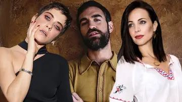 María León, Jon Plazaola y Nerea Garmendia, protagonistas de 'Allí abajo'