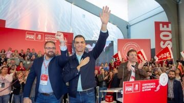 Pedro Sánchez en un acto en Mérida Pedro Sánchez en un acto en Mérida