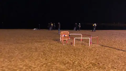 Imagen del lugar en el que se encontró el cadáver de la mujer Imagen del lugar en el que se encontró el cadáver de la mujer