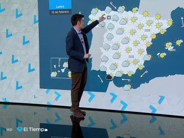 Arranca la semana con precipitaciones y descenso de las temperaturas