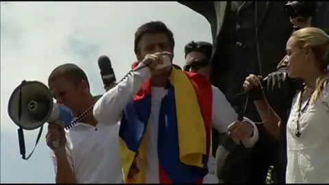 El líder opositor Leopoldo López cumple cinco años de arresto El líder opositor Leopoldo López cumple cinco años de arresto