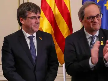 Puigdemont y Torra Puigdemont y Torra