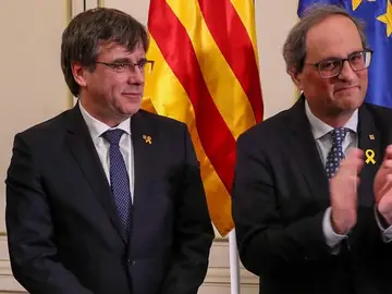 Puigdemont y Torra Puigdemont y Torra