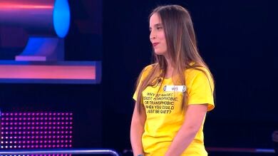 La sorprendente habilidad de Inés en '¡Ahora Caigo!'