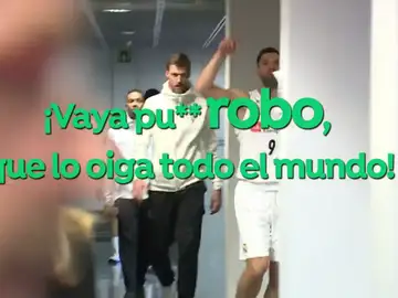 El brutal cabreo de Felipe Reyes tras perder la Copa del Rey: "¡Ladrones! ¡Vaya puto robo, que lo oiga todo el mundo! ¡Dos años seguidos!" El brutal cabreo de Felipe Reyes tras perder la Copa del Rey: "¡Ladrones! ¡Vaya puto robo, que lo oiga todo el mundo! ¡Dos años seguidos!"