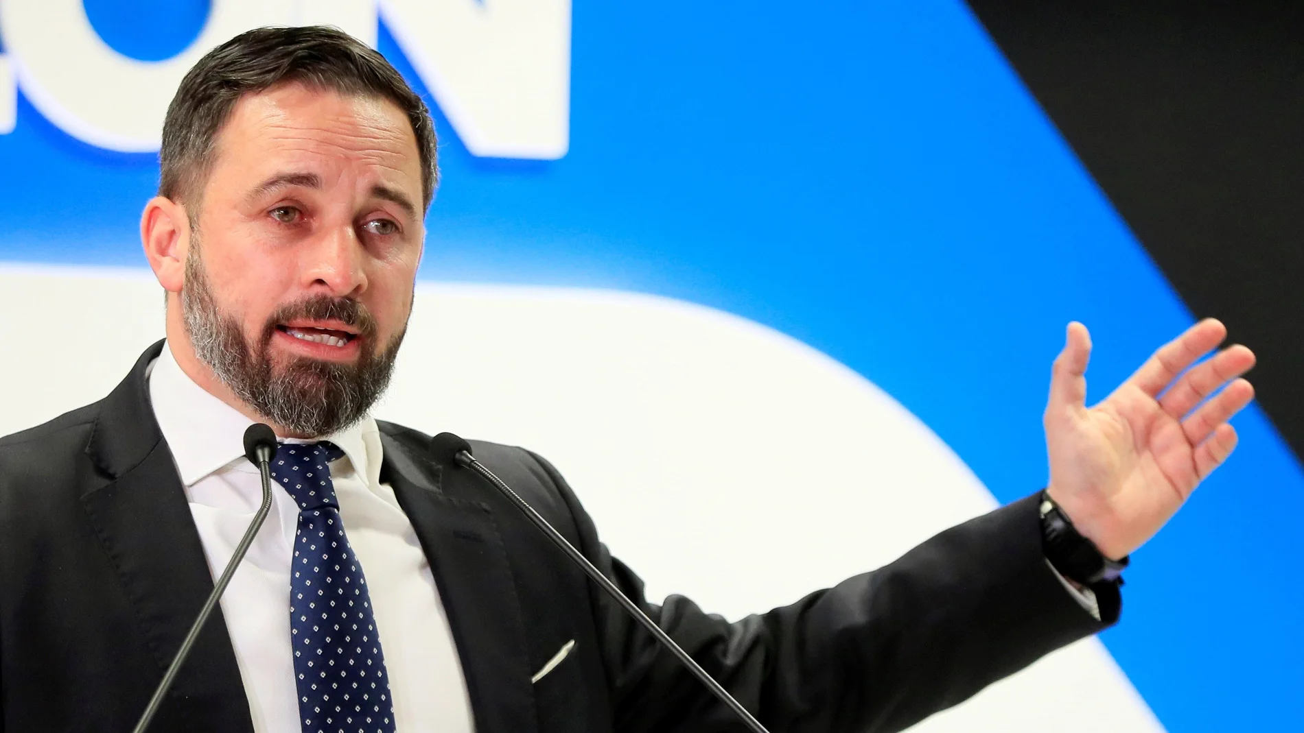 El líder de Vox, Santiago Abascal El líder de Vox, Santiago Abascal