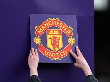 El escudo del Manchester United El escudo del Manchester United