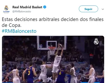 El tuit de denuncia del Real Madrid tras la final de Copa El tuit de denuncia del Real Madrid tras la final de Copa