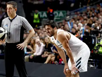Facundo Campazzo durante la final de Copa Facundo Campazzo durante la final de Copa