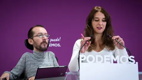 Pablo Echenique y Noelia Vera Pablo Echenique y Noelia Vera