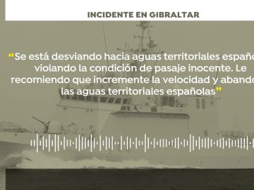 Gibraltar denuncia un incidente con el buque de guerra "Tornado de la Armada" y España lo niega