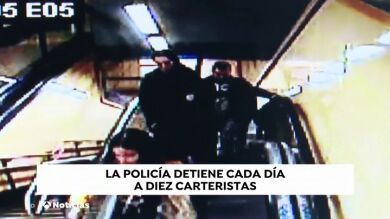 Al menos diez carteristas son detenidos al día en el metro de Madrid