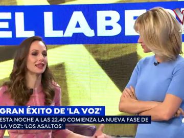 Eva González, presentadora de 'La Voz'