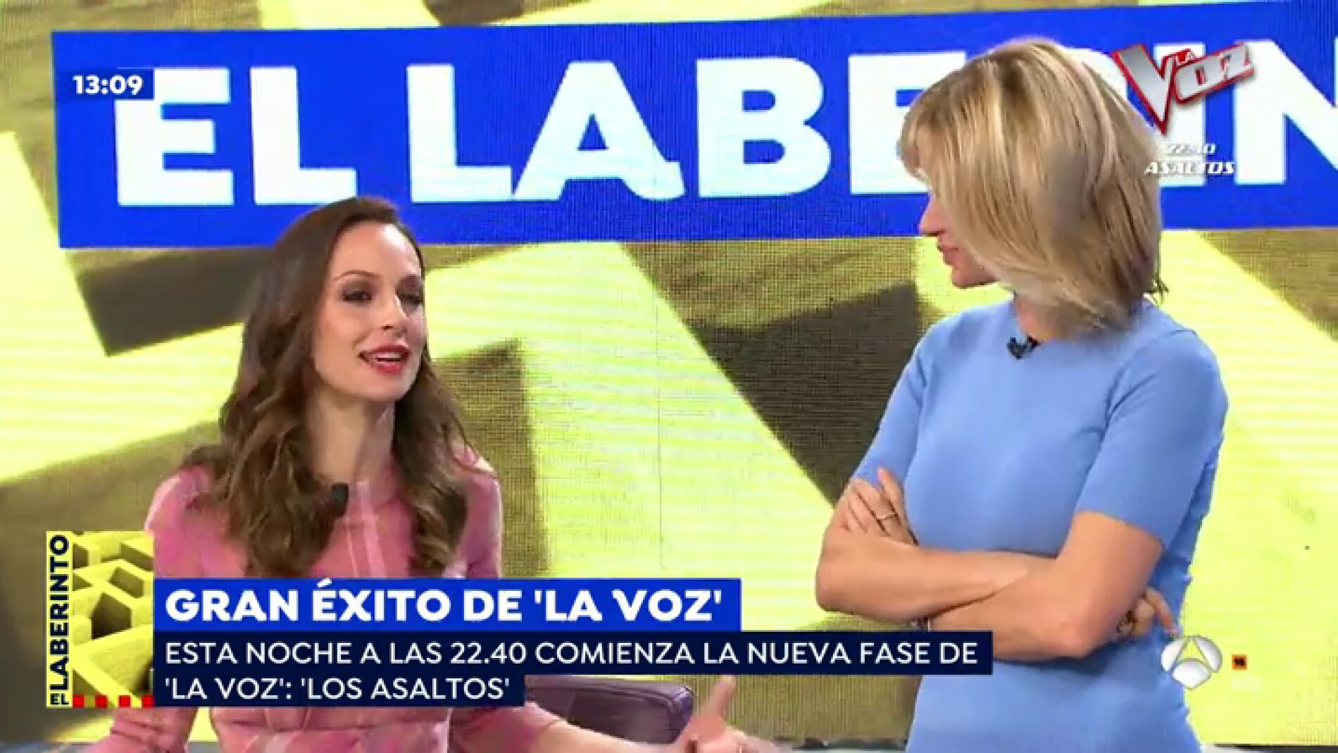 Eva Gonz&aacute;lez, presentadora de 'La Voz'