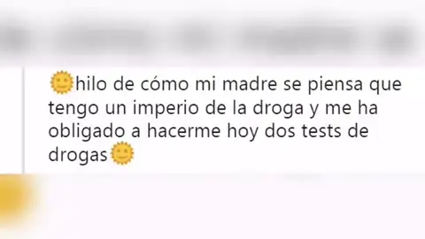 REEMPLAZO | El hilarante hilo de Twitter del 'drama' de una adolescente: "Mi madre se piensa que tengo un imperio de la droga" REEMPLAZO | El hilarante hilo de Twitter del 'drama' de una adolescente: "Mi madre se piensa que tengo un imperio de la droga"