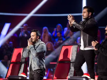 Vídeo: Pablo López, a Linda Rodrigo en los Asaltos de ‘La Voz’: “No soy tu coach, pero soy tu soldado” Vídeo: Pablo López, a Linda Rodrigo en los Asaltos de ‘La Voz’: “No soy tu coach, pero soy tu soldado”