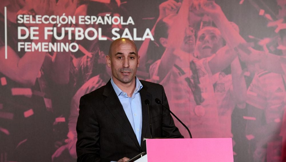 Luis Rubiales, durante un acto