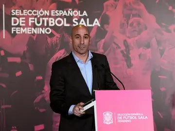 Luis Rubiales, durante un acto Luis Rubiales, durante un acto