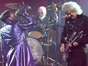 'Queen' en unos de sus últimos conciertos 'Queen' en unos de sus últimos conciertos